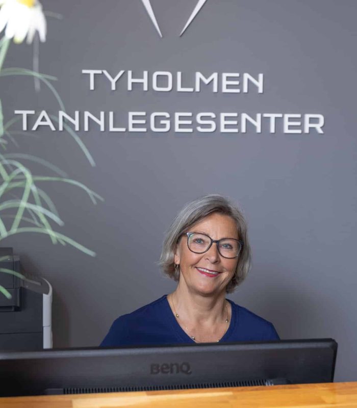 Sigrid Marie Ibsen, tannlegesekretær hos Tyholmen Tannlegesenter