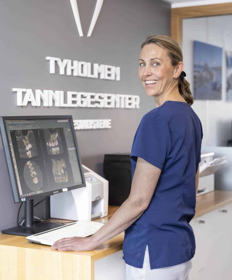 Tannlege Christine Westelie Bergman, spesialist i kjeveortopedi hos Tyholmen Tannlegesenter i Arendal